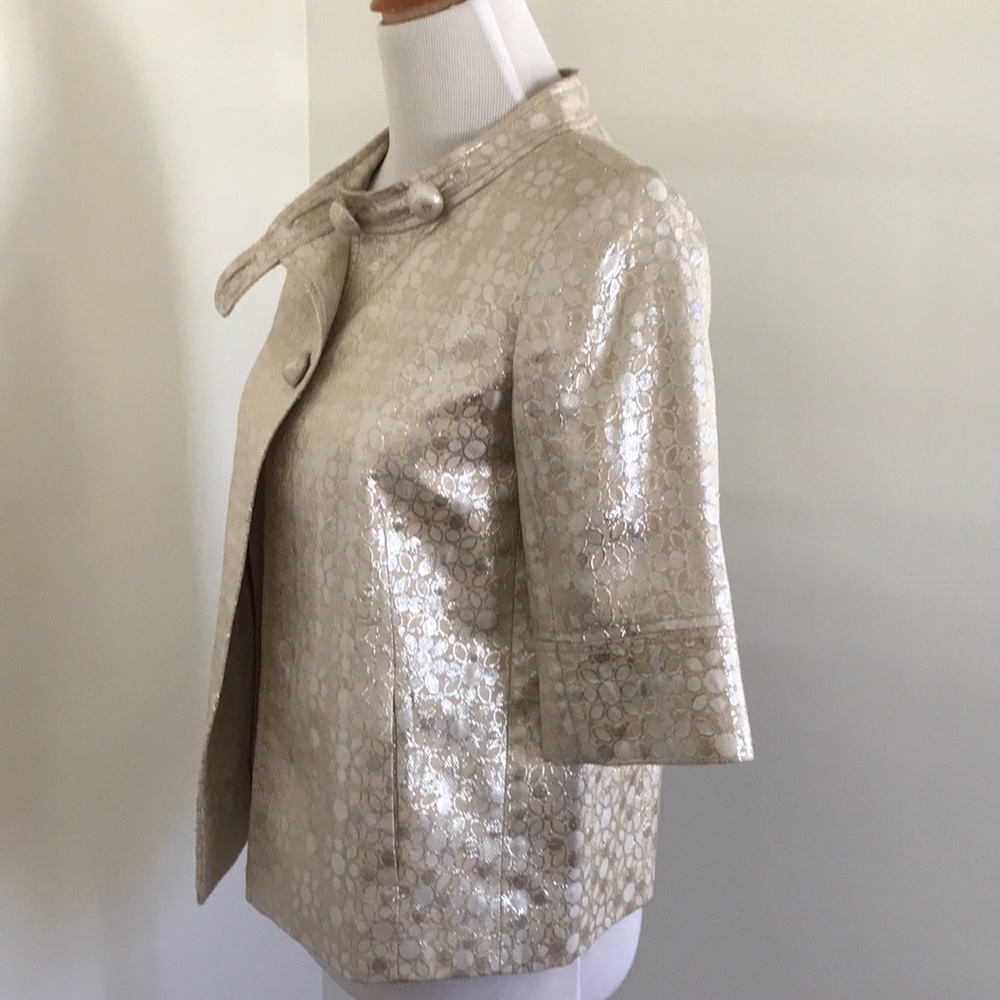 J Crew Silver and Gold Jacket